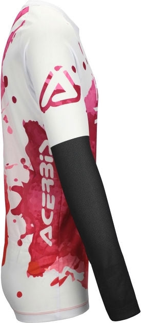 JERSEY J-WINDY VENTED WATERMARK, PURPLE/WHITE