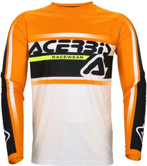 JERSEY MX LINEAR LUGO, ORANGE/WHITE, Size XXL