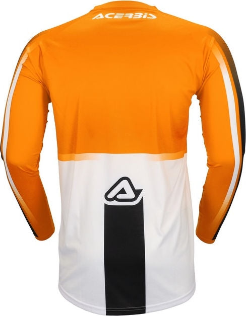 JERSEY MX LINEAR LUGO, ORANGE/WHITE, Size XXL