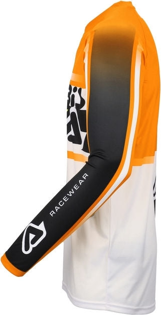 JERSEY MX LINEAR LUGO, ORANGE/WHITE, Size XXL