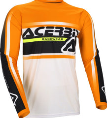 JERSEY MX LINEAR LUGO, ORANGE/WHITE, Size XXL