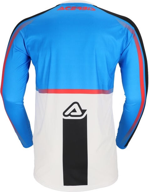 JERSEY MX LINEAR LUGO, WHITE/BLUE