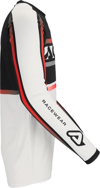 JERSEY MX LINEAR LUGO, WHITE/BLACK