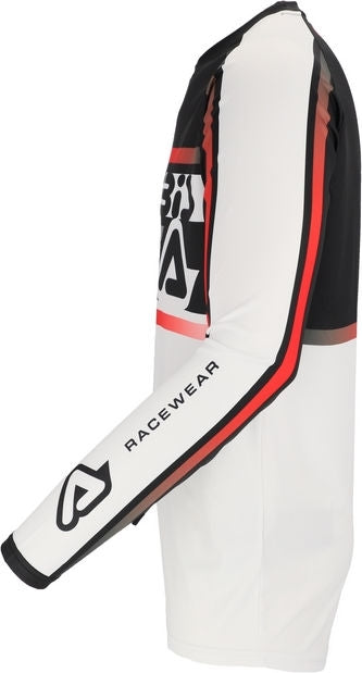 JERSEY MX LINEAR LUGO, WHITE/BLACK