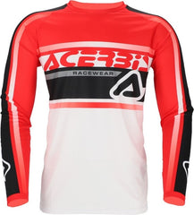 JERSEY MX LINEAR LUGO, WHITE/RED