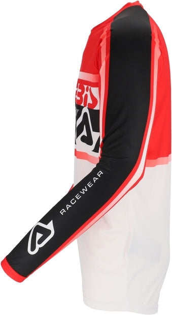 JERSEY MX LINEAR LUGO, WHITE/RED