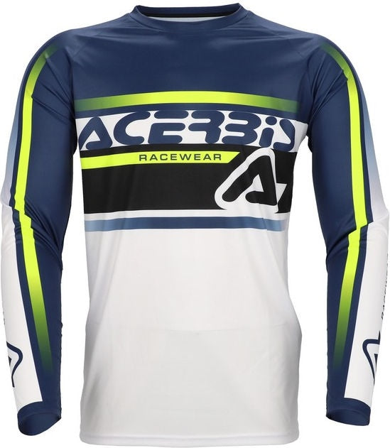 JERSEY MX LINEAR LUGO, BLUE/YELLOW, Size XXXL