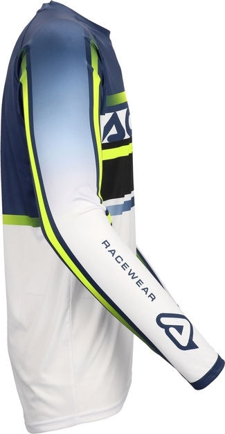 JERSEY MX LINEAR LUGO, BLUE/YELLOW, Size XXXL