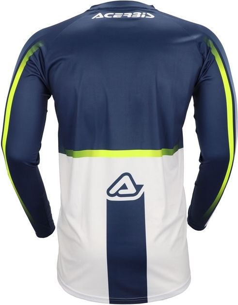 JERSEY MX LINEAR LUGO, BLUE/YELLOW, Size XXXL