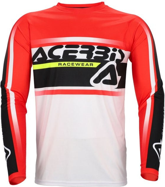 JERSEY MX LINEAR LUGO, RED/WHITE