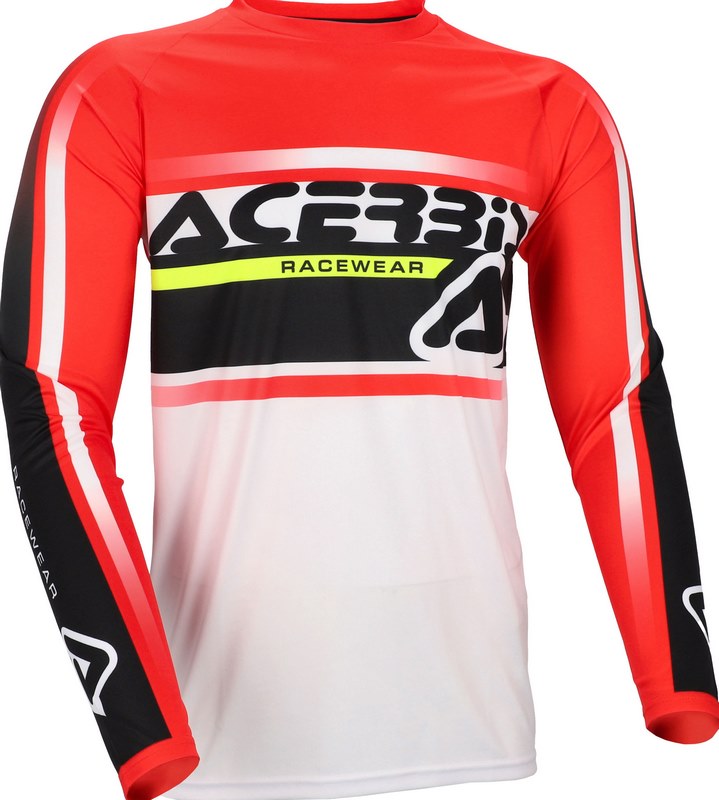 JERSEY MX LINEAR LUGO, RED/WHITE