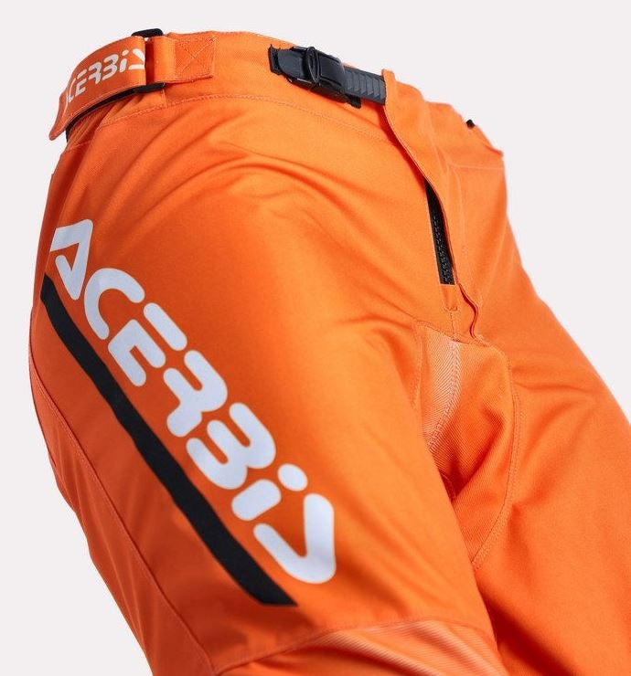 PANTS MX LINEAR LUGO, ORANGE/WHITE