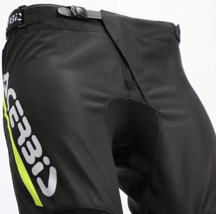 PANTS MX LINEAR LUGO, BLACK/YELLOW, Size S.34