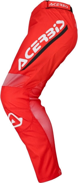 PANTS MX LINEAR LUGO, RED/WHITE