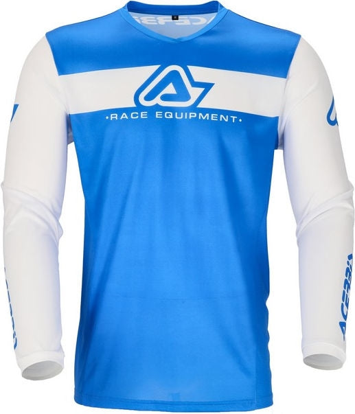 JERSEY MX J-TRACK INC 2.0, WHITE/BLUE