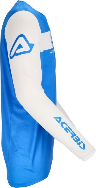 JERSEY MX J-TRACK INC 2.0, WHITE/BLUE