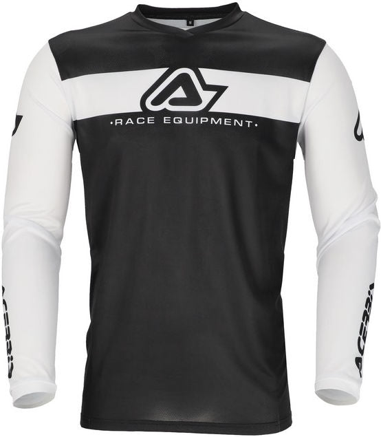 JERSEY MX J-TRACK INC 2.0, WHITE/BLACK