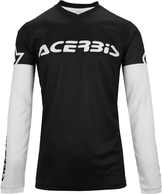 JERSEY MX J-TRACK INC 2.0, BLACK/WHITE