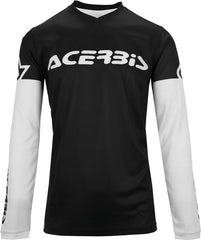 JERSEY MX J-TRACK INC 2.0, BLACK/WHITE