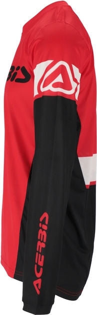 JERSEY MX J-TRACK INC 2.0, RED/BLACK