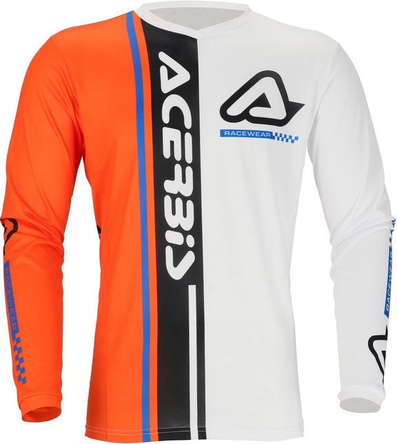 JERSEY MX J-TRACK CONNECTION, WHITE/ORANGE