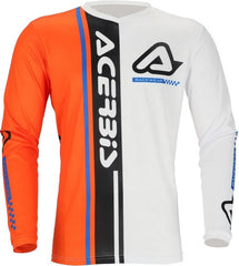 JERSEY MX J-TRACK CONNECTION, WHITE/ORANGE