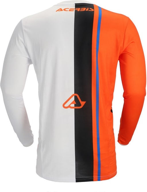 JERSEY MX J-TRACK CONNECTION, WHITE/ORANGE