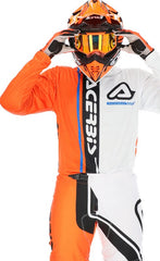 JERSEY MX J-TRACK CONNECTION, WHITE/ORANGE