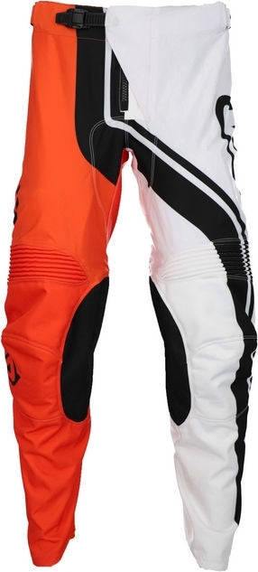 PANTS MX TRACK CONNECTION, WHITE/ORANGE