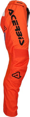 PANTS MX TRACK CONNECTION, WHITE/ORANGE