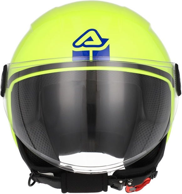 JET BREZZA HELMET, FLUO YELLOW