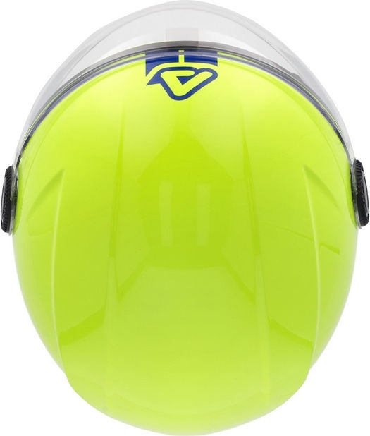 JET BREZZA HELMET, FLUO YELLOW