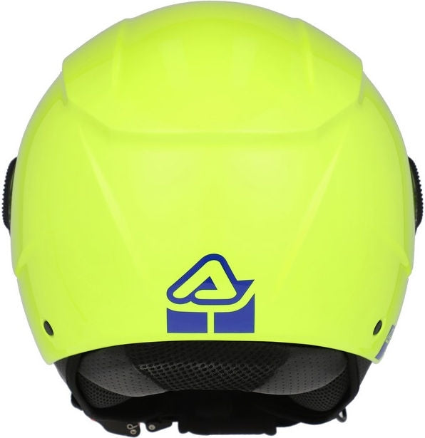 JET BREZZA HELMET, FLUO YELLOW