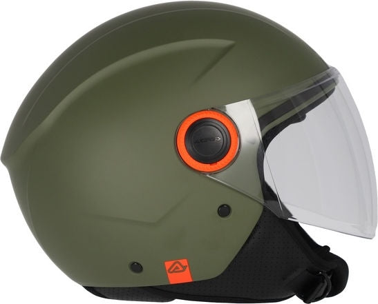 JET BREZZA HELMET, MILITARY GREEN