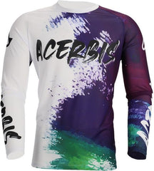 JERSEY J-WINDY VENTED BRUSH, WHITE/PURPLE