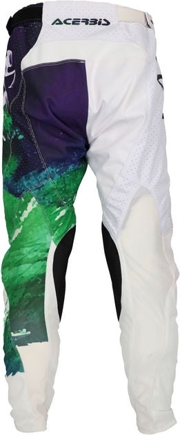 PANTS K-WINDY VENTED BRUSH, WHITE/GREEN