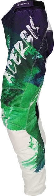 PANTS K-WINDY VENTED BRUSH, WHITE/GREEN