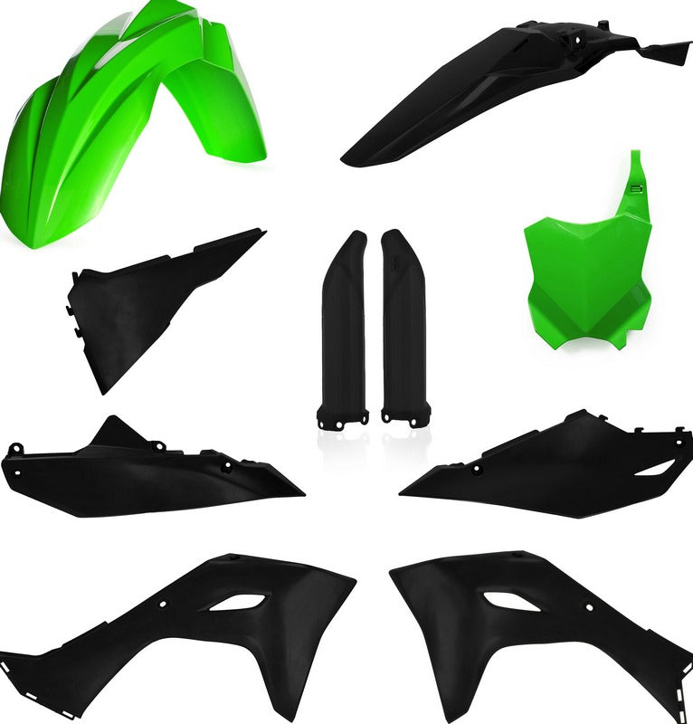 FULL PLASTIC KIT, GREEN/BLACK