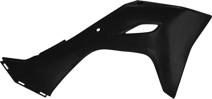 RADIATOR SCOOPS, BLACK