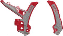 X-GRIP FRAME PROTECTOR, RED/GREY