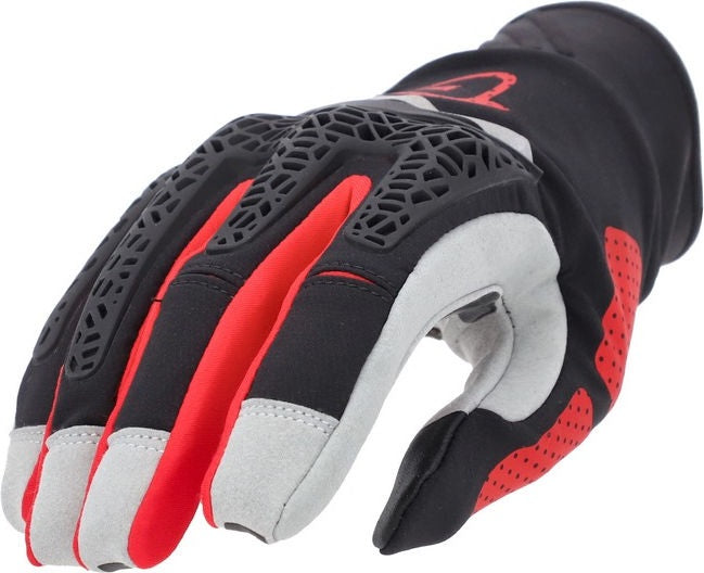 CE ENDURO PRO GLOVES, BLACK/RED