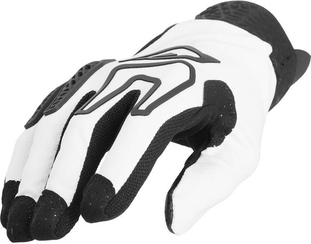 ENDURO RACE GLOVES, WHITE