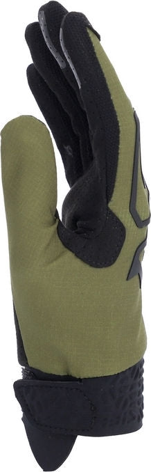 ENDURO RACE GLOVES, MILITARY GREEN