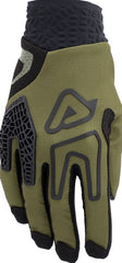 ENDURO RACE GLOVES, MILITARY GREEN