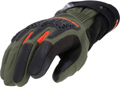 CE CROSSOVER WP GLOVES, BLACK/GREEN