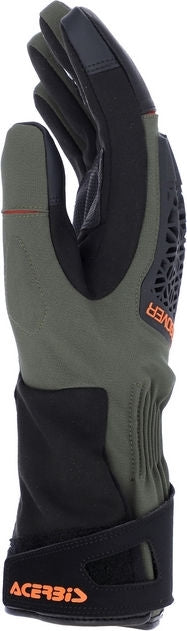 CE CROSSOVER WP GLOVES, BLACK/GREEN