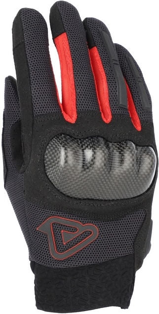 CE RAMSEY MY VENTED PRO GLOVES, BLACK/RED