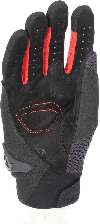 CE RAMSEY MY VENTED PRO GLOVES, BLACK/RED