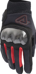 CE RAMSEY MY VENTED PRO GLOVES, BLACK/RED