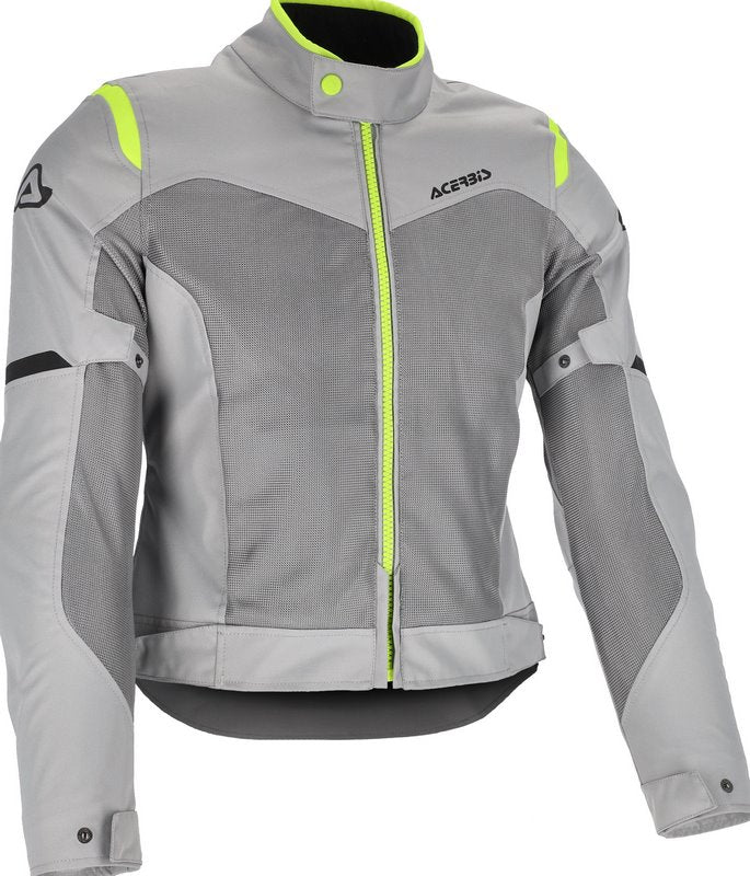 CE RAMSEY VENTED 2.0 LADY JACKET, GREY/YELLOW